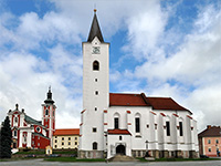 Chrm sv. Michaela Archandla - Pacov (kostel)