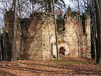 Kaple sv. M Magdalny - Louovic pod Blankem (zcenina kaple)