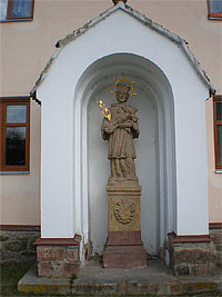 socha sv. Jana Nepomuka - Pedklte (drobn pamtka)