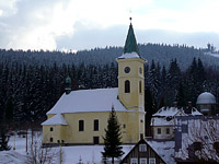 Kostel sv. Frantika z Pauly - Albrechtice v Jizerskch horch (kostel)