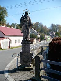 Socha sv. Jana Nepomuckho - Bystr (socha)