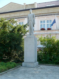 Socha T.G.Masaryka - Letovice (drobn pamtka)