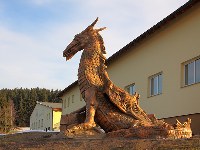 Drak - Ronov nad Szavou (socha)