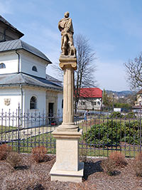 Socha sv. Rocha - Bludov (socha)