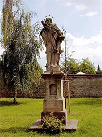 Sv. Jan Nepomuck - Vrahovice (socha)