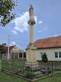 Sloup se sochou Panny Marie - Brod nad Dyj (sloup)