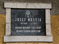 Pamtn deska Josef Mastk - Sedlice (drobn pamtka)