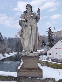 Socha sv. Jchyma - Nm욝 nad Oslavou (socha)