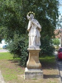 Socha sv. Jana Nepomuckho - Medlov (socha)