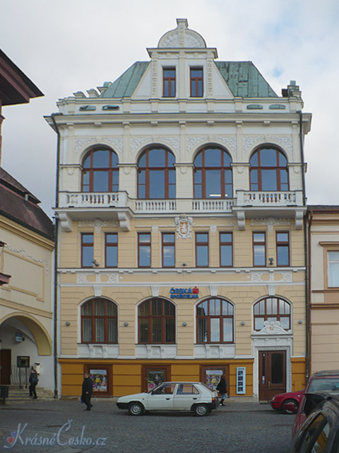 foto Budova esk spoitelny - st nad Orlic (historick budova)