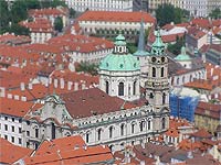 Kostel Sv. Mikule - Praha 1 (kostel) - Pohled z Petnsk rozhledny