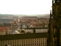 Katedrla sv. Vta, Vclava a Vojtcha - Praha 1 (kostel) - Pohled z ve katedrly (foto:Mamutrej)