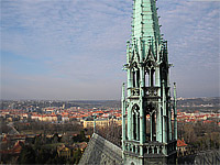Katedrla sv. Vta, Vclava a Vojtcha - Praha 1 (kostel) - Pohled z ve