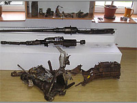 Mstsk muzeum Slavin (muzeum) - Palubn zbran z nmemck sthaky Bf109 G6