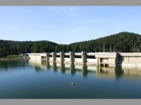 Vodn ndr Kruberk (pehrada) - Pohled na hrz