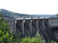 Vodn ndr Kruberk (pehrada) - Pohled na hrz
