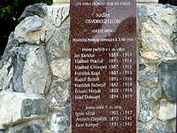 Pomnk osvoboditelm - Ktiny (pomnk) - detail pomnku