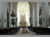 Kostel Nanebevzet Panny Marie - Jindichv Hradec (kostel) - Interir kostela