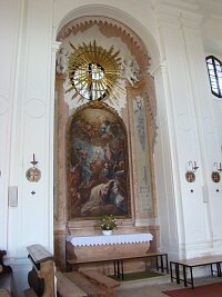 Kostel sv. Jana Nepomuckho, Krahul (kostel) - Bon olt