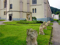 Kostel sv. Jchyma - Jchymov (kostel) - Sochy Jchymovskho pekla 