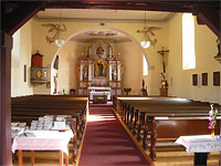 Kostel sv. Petra - pindlerv Mln (kostel) - Interir