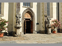 Kostel sv. Jilj a Panny Marie Krlovny - Tebo (kostel)  - Vstupn portl