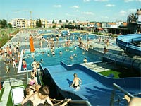 Plovrna Louka - Znojmo (plovrna) - Pohled na arel