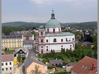 Bazilika minor sv. Vavince a sv. Zdislavy - Jablonn v Podjetd (kostel) - Pohled na chrm