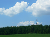 Rosika (vrchol) - kopec Rosika  s rozhlednou 42m vysokou