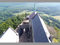 Bezdz (hrad) - Pohled z ve