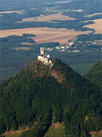 Bezdz (hrad) - Leteck pohled