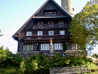 Svatobor (vrchol) - Chata na vrcholu.