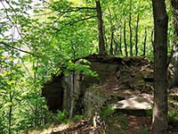 Sko (vrchol) - Sko - vrcholov skalnat st