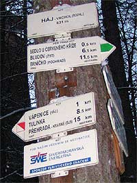 Hj - vrchol, vyhl. (rozcestnk) - 