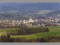 Tlustec - Ralsk pahorkatina (vrchol) - Vhled z Tlustce na Jablonn