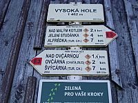 Vysok Hole (rozcestnk) - 
