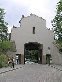 Vyehrad - Praha 2 (hrad, pevnost) - Vnitn strana Leopoldovy brny