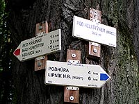 Pod Helftnem - rozc. (rozcestnk) - 