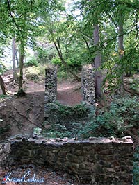 Zboen Kostelec (zcenina hradu) - Most