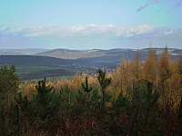 Ostr - Brdsk vrchovina (vrchol) - Vhledy z vrcholu