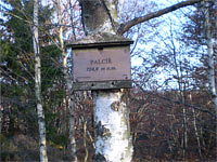 Palc (vrchol) - Vrchol, cedulka