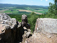 Pleivec - Brdsk vrchovina (vrchol) - Vhled z Pleivce