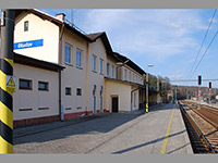Bludov (eleznin stanice) - Ndran budovy