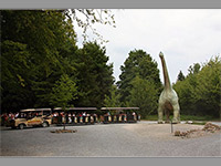 ZOO park - Vykov (zoo) - Nstupit v DinoParku - U brachiosaura