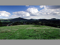 Kov vrch - Dnsk vrchovina (vrchol) - Kov vrch-pohled na Jih