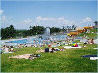 Aquapark Jindichv Hradec (aquapark) - Venkovn bazny