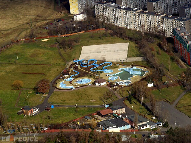 Aquapark - Klterec nad Oh (aquapark) - Leteck pohled