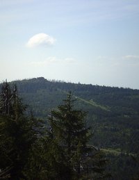 Holubnk (vrchol) - Pohled od ern hory