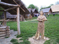 Archeoskanzen - Modr (muzeum) - Objekty uvnit ohrazen