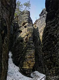 Tisk stny (skaln msto) - past